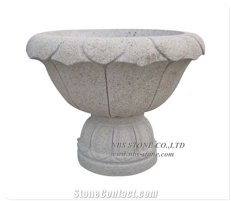 Wholesale Large Granite Stone Flower Planter Pots