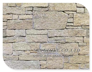 Yellow Color Wall Stone Panel,Concrete Ledge