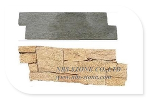 Yellow Color Wall Stone Panel,Concrete Ledge