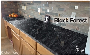 Black Forest Granite Tombstone Design