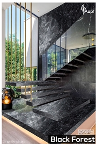Black Forest Granite Tombstone Design