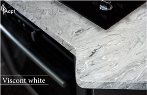 Viscont White Granite Tombstone Design