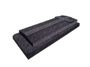 Vizag Blue Granite Tombstone Design