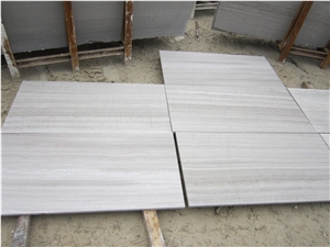 Bianco Serpeggiante White Wooden Vein Marble Slab