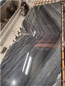 Cartier Grey Dark Blue Marble Slab Polished, Wall Decoration