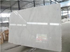 China Oriental White Marble Slab with Blue Veins