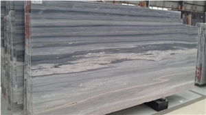 Palissandro Blue Nuvolato Marble Slab, Wall Tiles