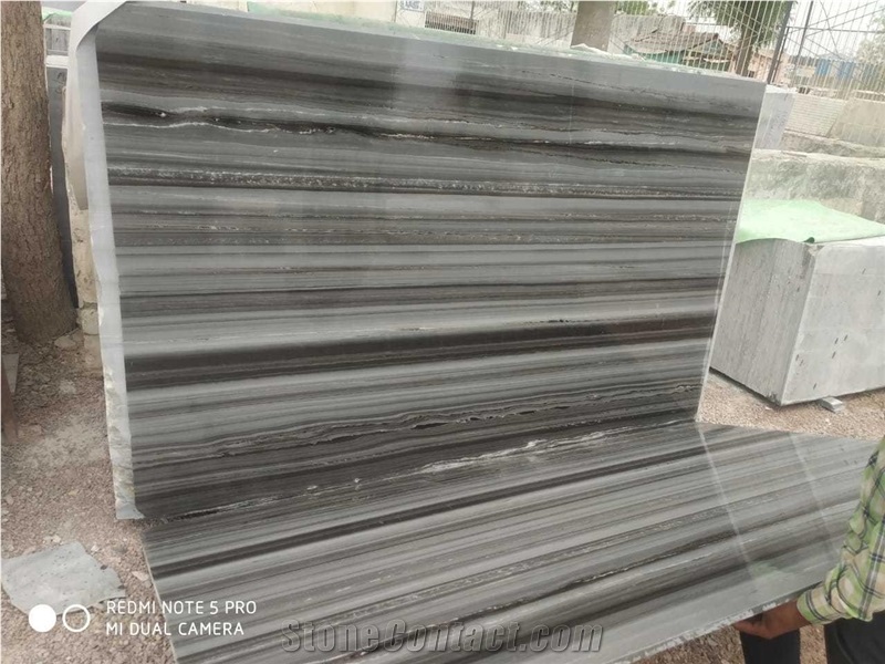 Palissandro Blue Nuvolato Marble Slab, Wall Tiles