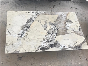 Pandora Granite Slab Brazil White Crystal Stone Wall Tiles