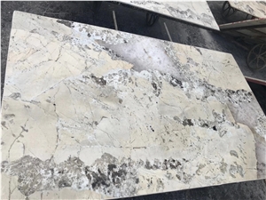 Pandora Granite Slab Brazil White Crystal Stone Wall Tiles