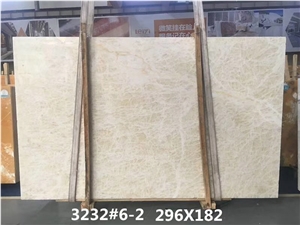 White Ice Crystal Onyx Translucent Alabaster Wall