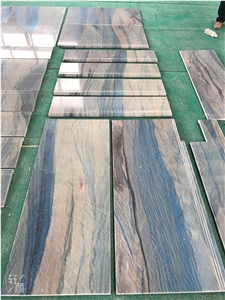 Blue Macaubas Quartzite Slab Tiles