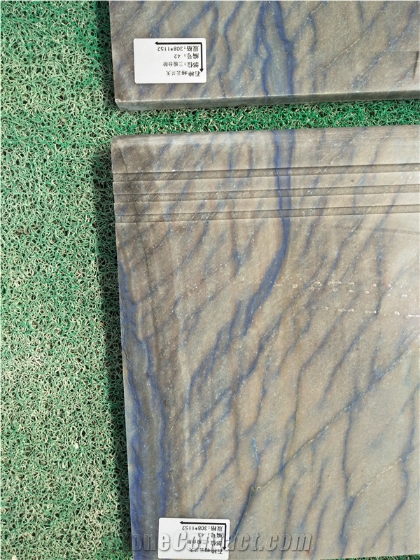 Blue Macaubas Quartzite Slab Tiles