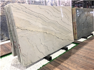 Calacatta White Macaubus Quartzite Wall Slab Tiles