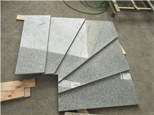 G603 Padang Light Grey Granite Stair Tread Step