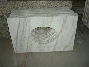 Guangxi White Marble Table Top