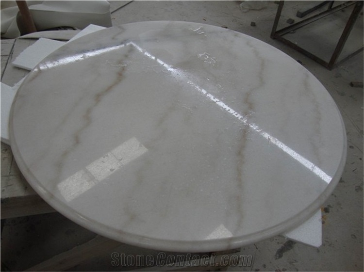 Guangxi White Marble Table Top