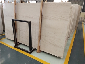 Moca Cream Beige Limestone Slab Tile Floor Wall