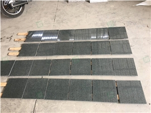 Olive Green Granite Slab Tiles Floor Covering