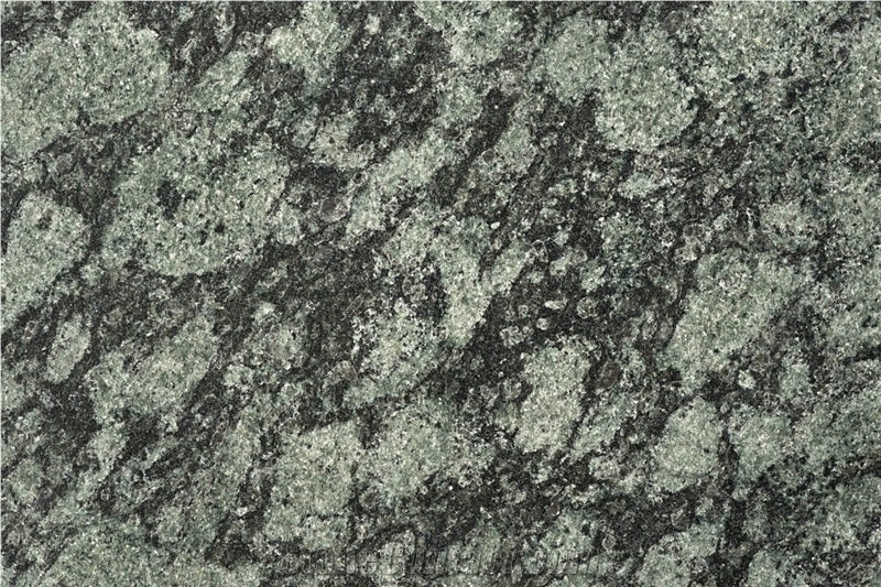 Olive Green Granite Slab Tiles Floor Covering