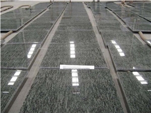 Olive Green Granite Slab Tiles Floor Covering