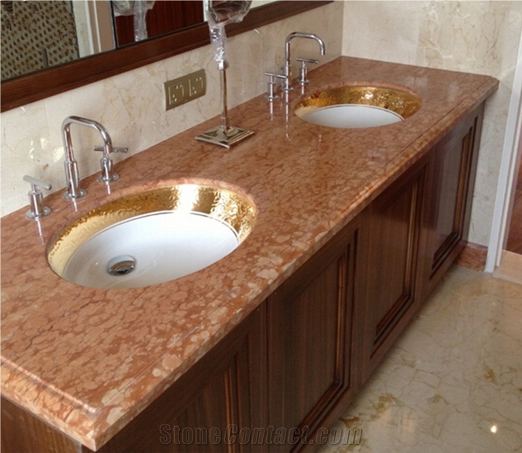 Rosso Verona Pink Marble Countertops