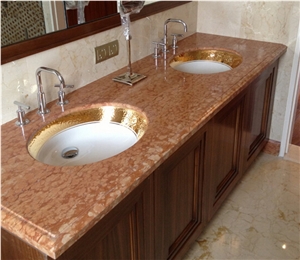 Rosso Verona Pink Marble Countertops
