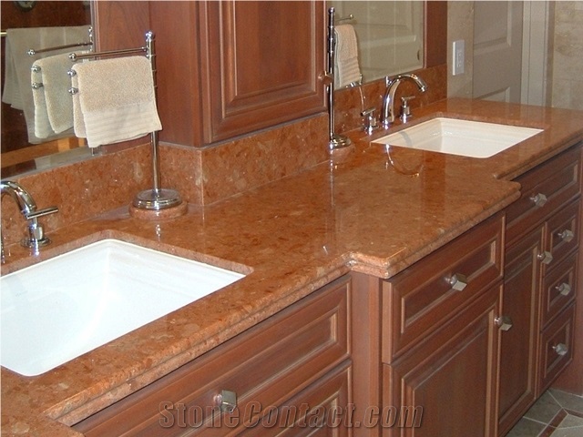 Rosso Verona Pink Marble Countertops