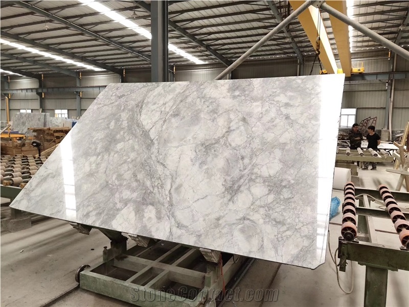 Super White Quartzite Slab Tiles