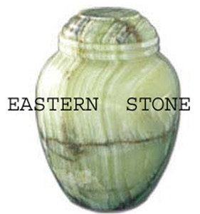 Lg Onyx Stone Ash Urn, Pakistan Green Onyx Cremation Urn Pet