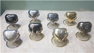Onyx Stone Heart Cremation Urns