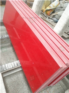 Artificial Crystal Red Quartz Stone