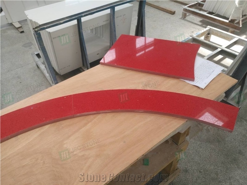 Artificial Crystal Red Quartz Stone