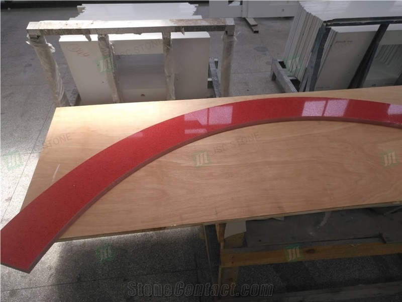 Artificial Crystal Red Quartz Stone