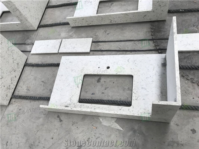 Artificial Marble Bathroom Vanity Tops Acrylic