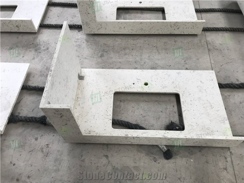 Artificial Marble Bathroom Vanity Tops Acrylic