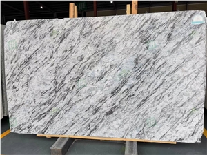 Blue White Crystal Slab Blue Ice Jade Marble