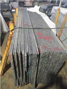 Dark Grey Granite Hainan G654 Flamed Tiles
