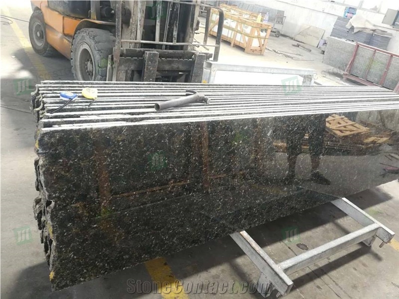 G330 Polished Floor Tiles Butterfly Green Granite