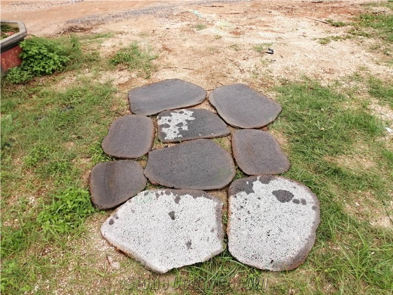 Natural Exterior Hainan Basalt Floor Tiles