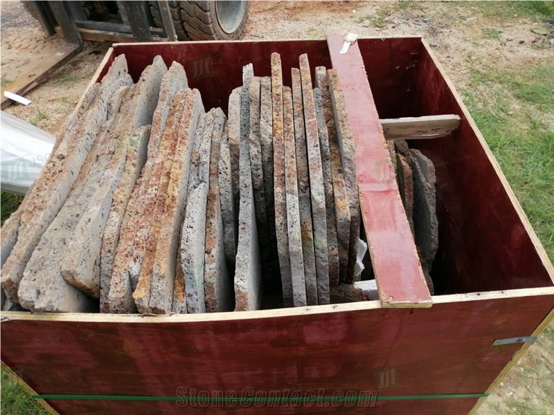 Natural Exterior Hainan Basalt Floor Tiles