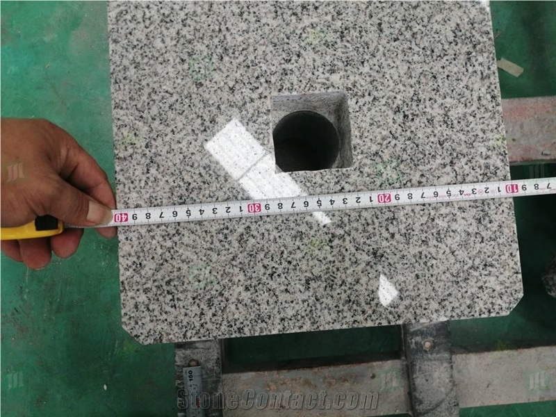 Natural Stone G603 Cubestone Sunshade Base