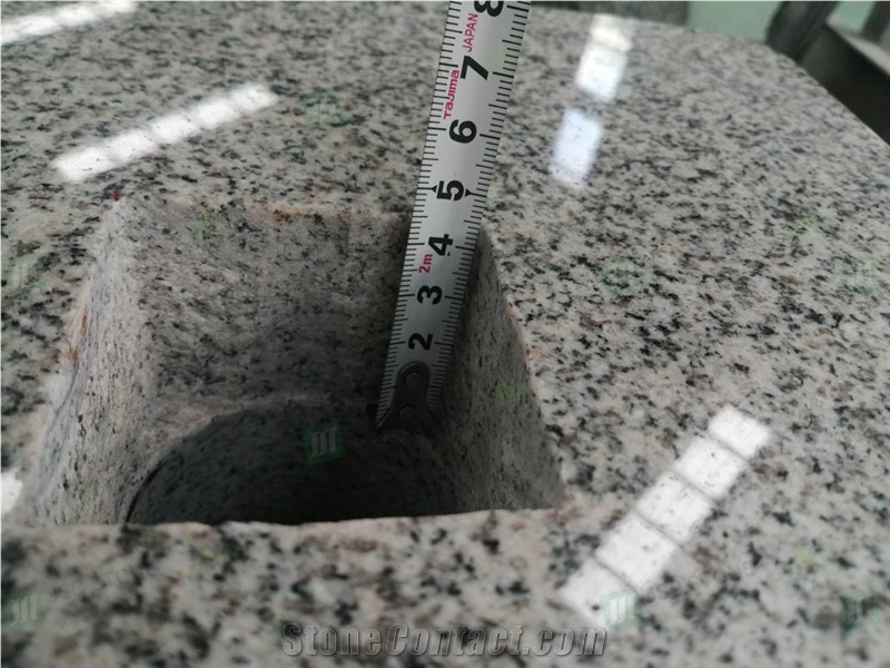 Natural Stone G603 Cubestone Sunshade Base