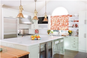 Pure White Quartz Countertops