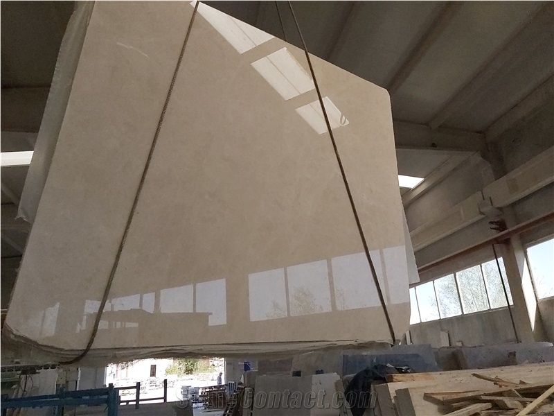 Burdur Cream Beige Marble Slabs