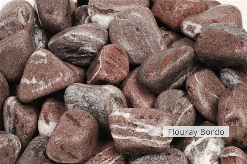 Bordeaux Pebble & Gravel, Flouray Bordo Stone Pebbles