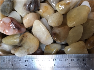 Efes Quartz Stone Flouray Tumbled Pebbles,Gravels