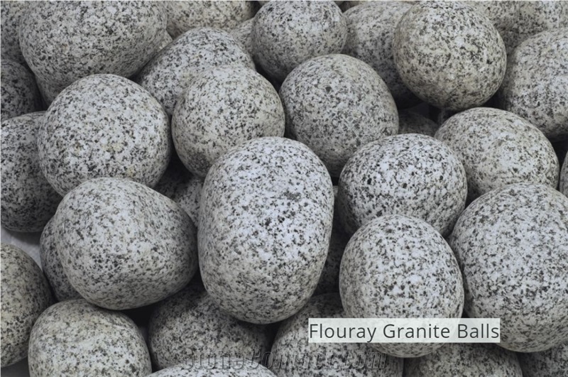 Grey Granite Pebbles, Flouray Granite Balls