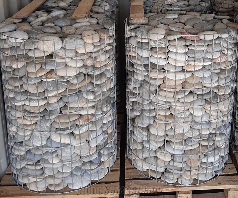 Natural Pebbles, Flouray Grey River Stone