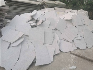 China White Quartzite Flagstone Walkway Pavers